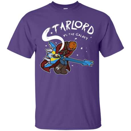 T-Shirts Purple / Small Starlord vs The Galaxy T-Shirt