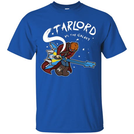 T-Shirts Royal / Small Starlord vs The Galaxy T-Shirt