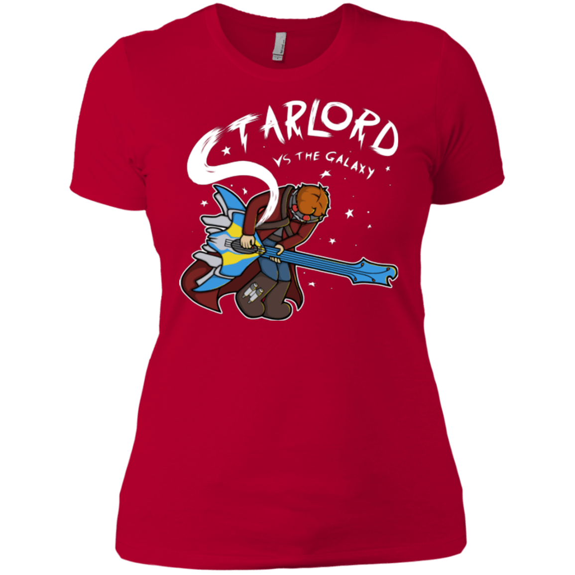 T-Shirts Red / X-Small Starlord vs The Galaxy Women's Premium T-Shirt