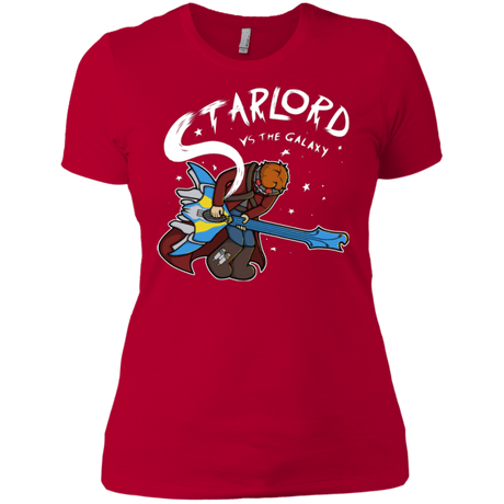 T-Shirts Red / X-Small Starlord vs The Galaxy Women's Premium T-Shirt