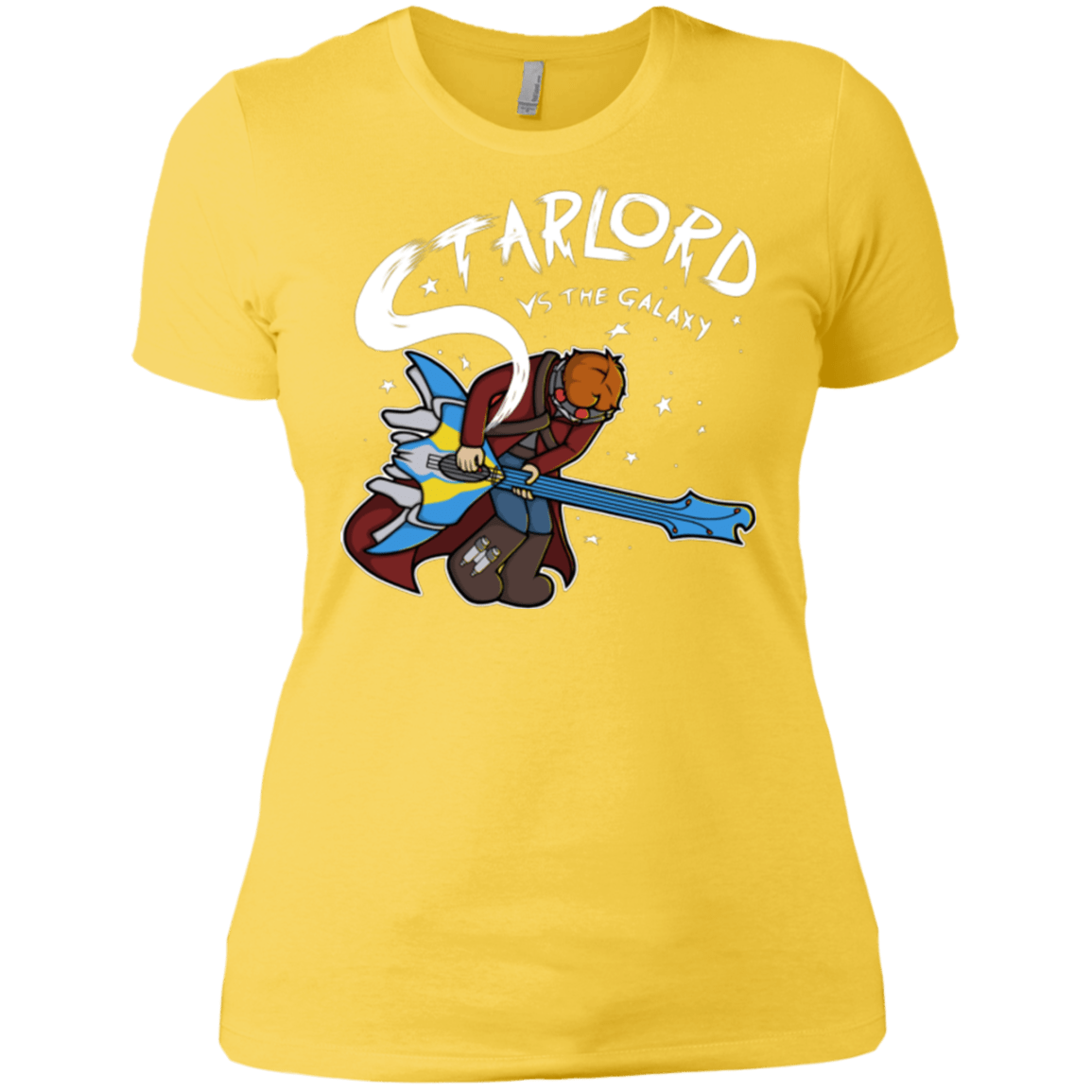 T-Shirts Vibrant Yellow / X-Small Starlord vs The Galaxy Women's Premium T-Shirt