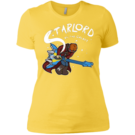 T-Shirts Vibrant Yellow / X-Small Starlord vs The Galaxy Women's Premium T-Shirt