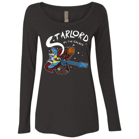 T-Shirts Vintage Black / Small Starlord vs The Galaxy Women's Triblend Long Sleeve Shirt