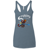 T-Shirts Indigo / X-Small Starlord vs The Galaxy Women's Triblend Racerback Tank