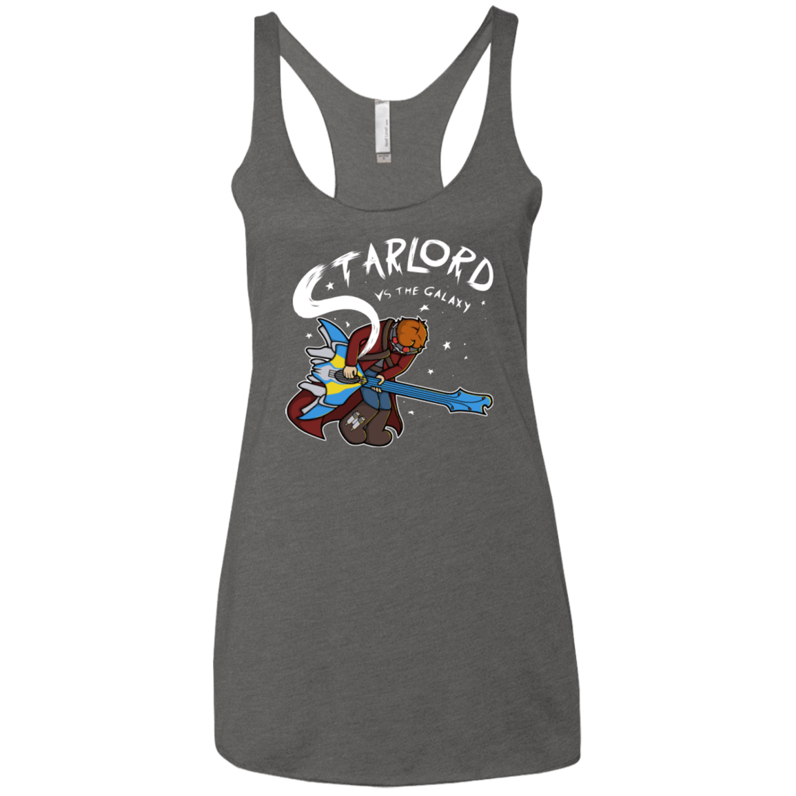 T-Shirts Premium Heather / X-Small Starlord vs The Galaxy Women's Triblend Racerback Tank
