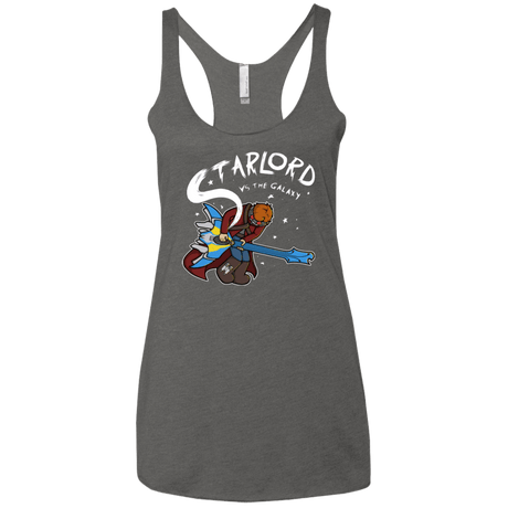 T-Shirts Premium Heather / X-Small Starlord vs The Galaxy Women's Triblend Racerback Tank