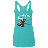 T-Shirts Tahiti Blue / X-Small Starlord vs The Galaxy Women's Triblend Racerback Tank