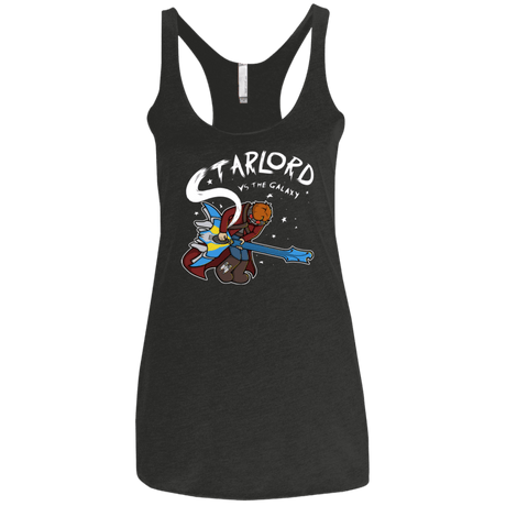 T-Shirts Vintage Black / X-Small Starlord vs The Galaxy Women's Triblend Racerback Tank