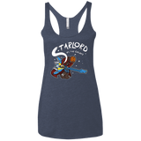 T-Shirts Vintage Navy / X-Small Starlord vs The Galaxy Women's Triblend Racerback Tank
