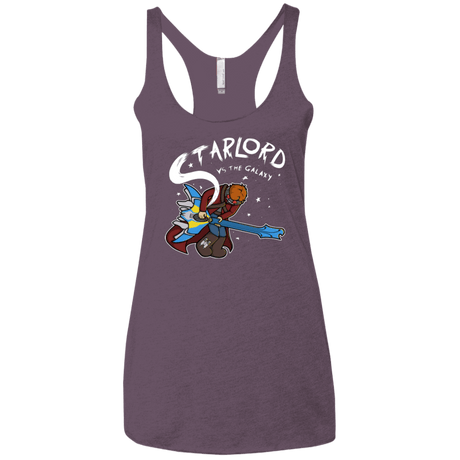 T-Shirts Vintage Purple / X-Small Starlord vs The Galaxy Women's Triblend Racerback Tank