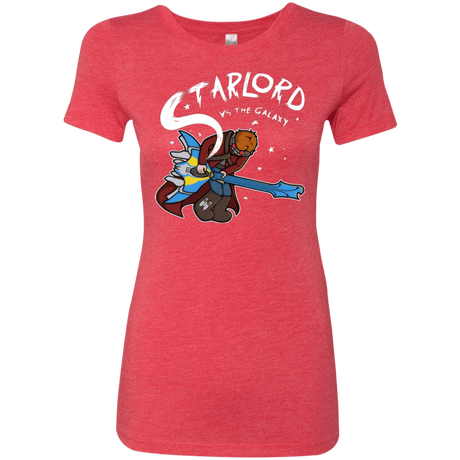 T-Shirts Vintage Red / Small Starlord vs The Galaxy Women's Triblend T-Shirt