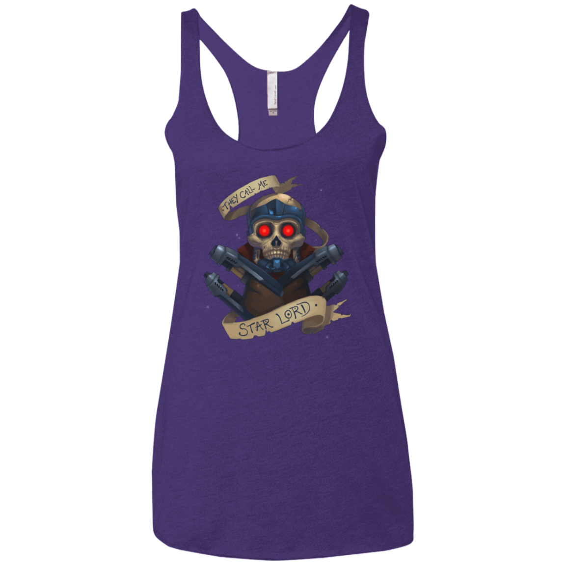 T-Shirts Purple / X-Small Starlord Women's Triblend Racerback Tank