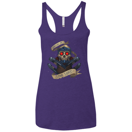 T-Shirts Purple / X-Small Starlord Women's Triblend Racerback Tank