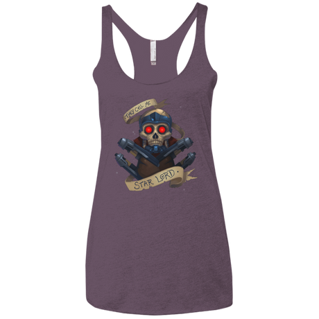 T-Shirts Vintage Purple / X-Small Starlord Women's Triblend Racerback Tank