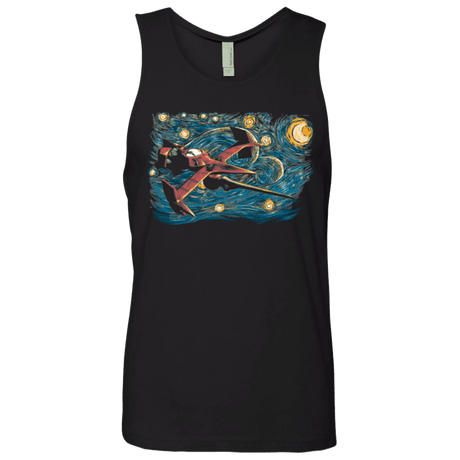 T-Shirts Black / Small Starry Cowboy Men's Premium Tank Top