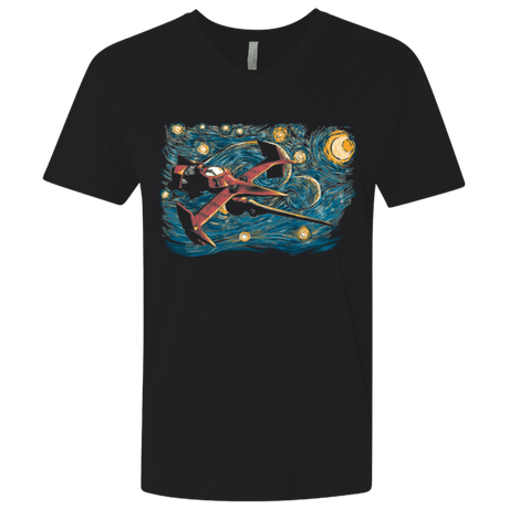 T-Shirts Black / X-Small Starry Cowboy Men's Premium V-Neck