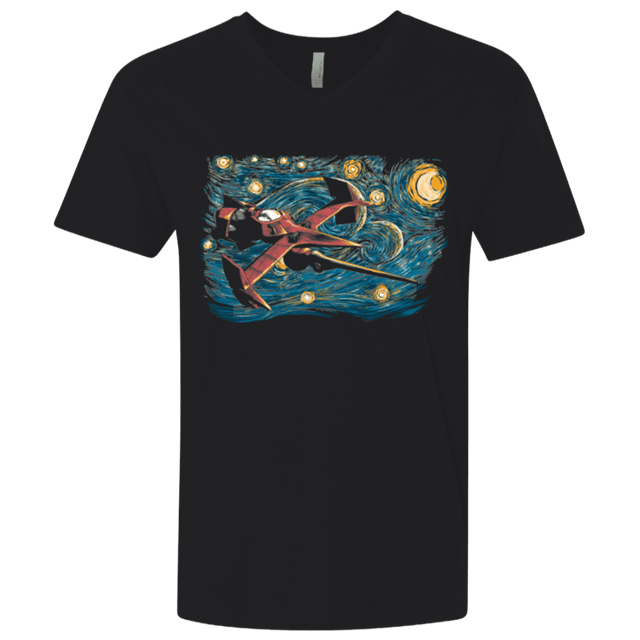 T-Shirts Black / X-Small Starry Cowboy Men's Premium V-Neck