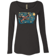 T-Shirts Vintage Black / Small Starry Cowboy Women's Triblend Long Sleeve Shirt