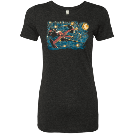 T-Shirts Vintage Black / Small Starry Cowboy Women's Triblend T-Shirt