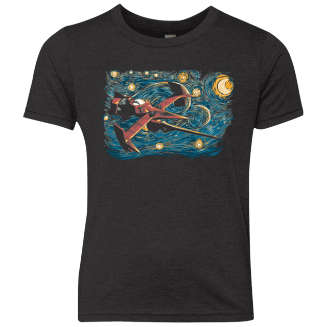 T-Shirts Vintage Black / YXS Starry Cowboy Youth Triblend T-Shirt