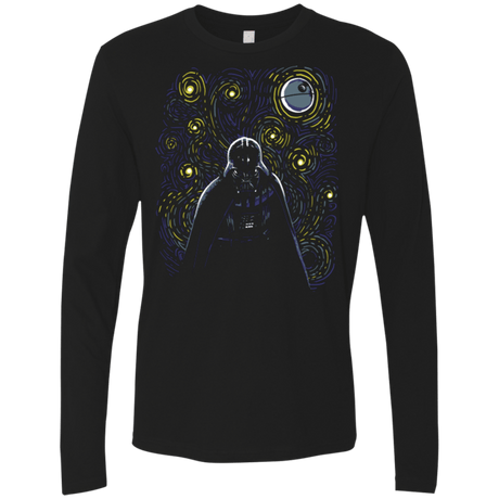 T-Shirts Black / Small Starry Dark Side Men's Premium Long Sleeve