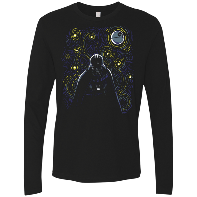 T-Shirts Black / Small Starry Dark Side Men's Premium Long Sleeve