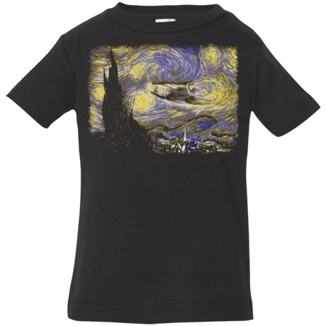 T-Shirts Black / 6 Months Starry Delorean Infant Premium T-Shirt