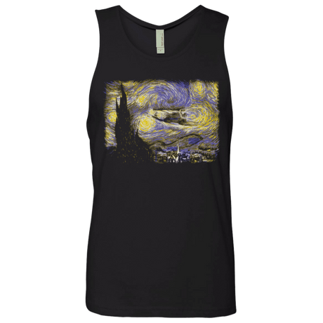 T-Shirts Black / Small Starry Delorean Men's Premium Tank Top