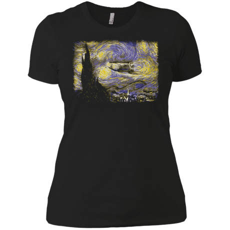 T-Shirts Black / X-Small Starry Delorean Women's Premium T-Shirt