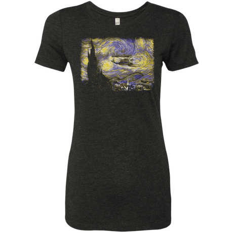 T-Shirts Vintage Black / Small Starry Delorean Women's Triblend T-Shirt