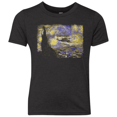 T-Shirts Vintage Black / YXS Starry Delorean Youth Triblend T-Shirt