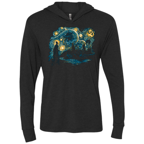 T-Shirts Vintage Black / X-Small Starry Dementors Triblend Long Sleeve Hoodie Tee