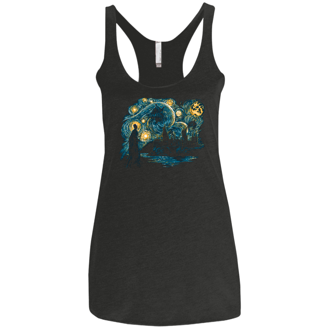T-Shirts Vintage Black / X-Small Starry Dementors Women's Triblend Racerback Tank