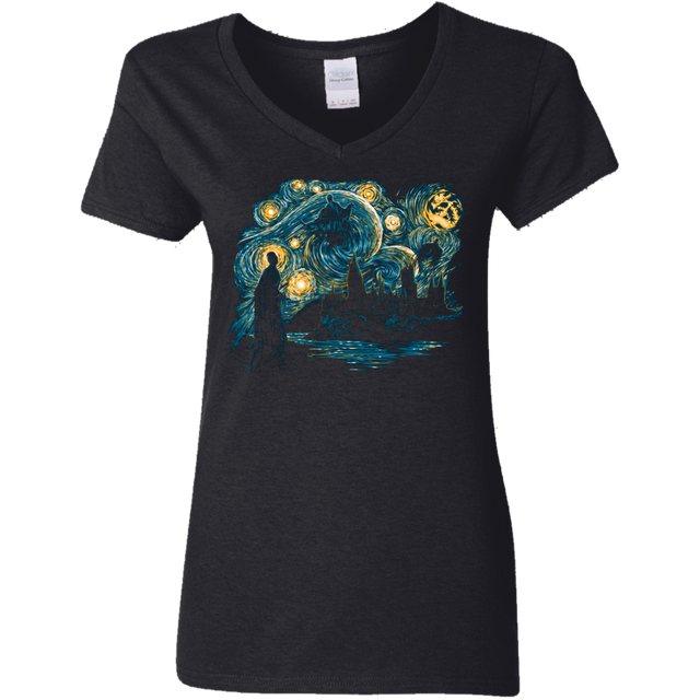 T-Shirts Black / S Starry Dementors Women's V-Neck T-Shirt