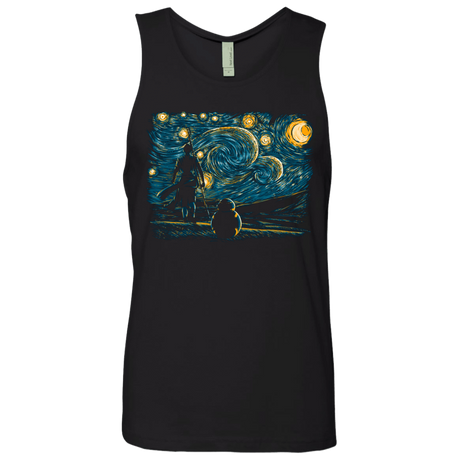 T-Shirts Black / S Starry Desert Men's Premium Tank Top