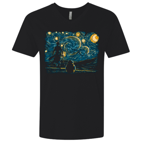 T-Shirts Black / X-Small Starry Desert Men's Premium V-Neck
