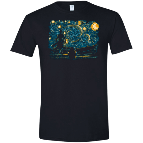 T-Shirts Black / X-Small Starry Desert Men's Semi-Fitted Softstyle