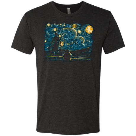 T-Shirts Vintage Black / S Starry Desert Men's Triblend T-Shirt