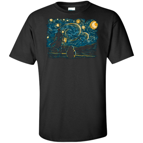 T-Shirts Black / XLT Starry Desert Tall T-Shirt