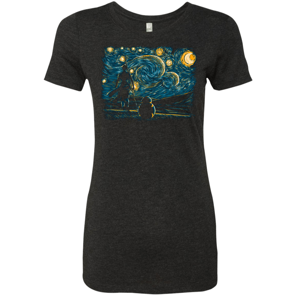 T-Shirts Vintage Black / S Starry Desert Women's Triblend T-Shirt