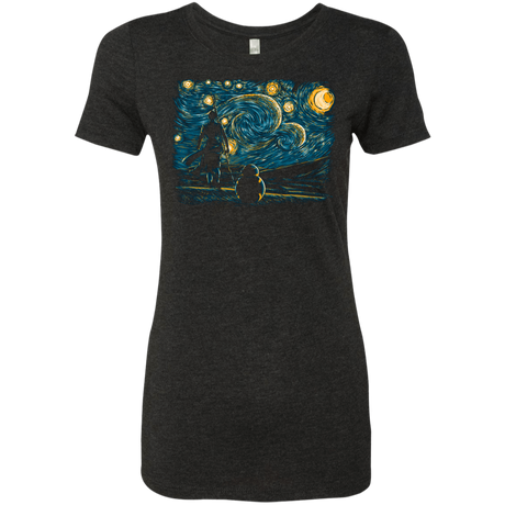 T-Shirts Vintage Black / S Starry Desert Women's Triblend T-Shirt