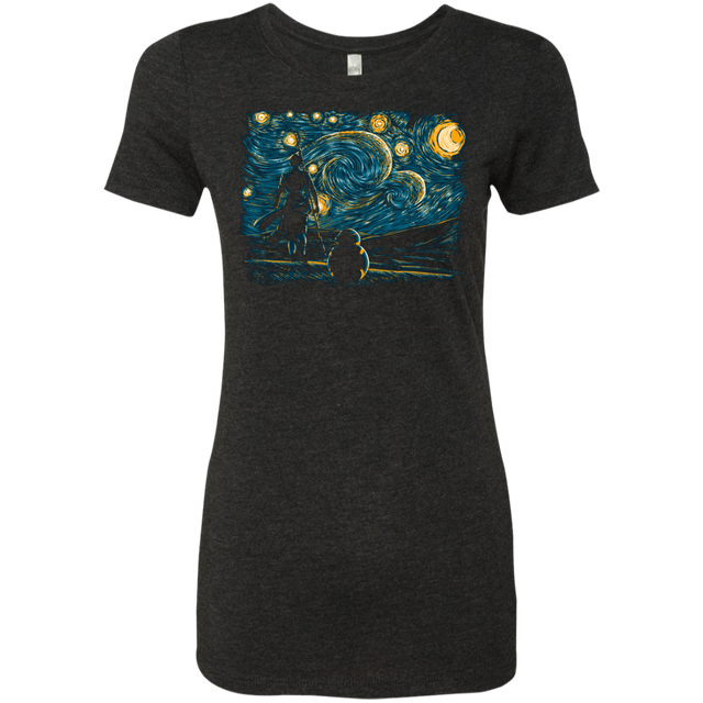 T-Shirts Vintage Black / S Starry Desert Women's Triblend T-Shirt