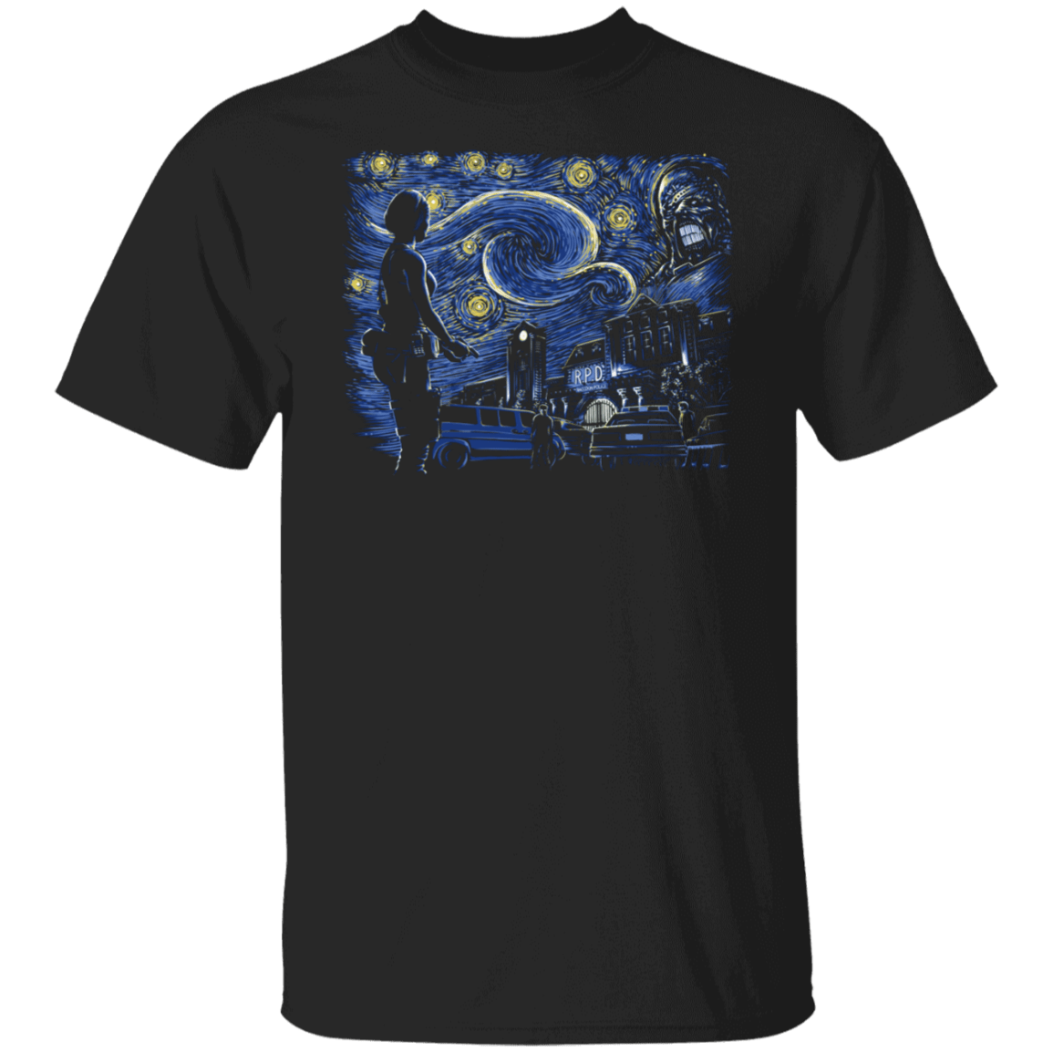 T-Shirts Black / S Starry Evil T-Shirt