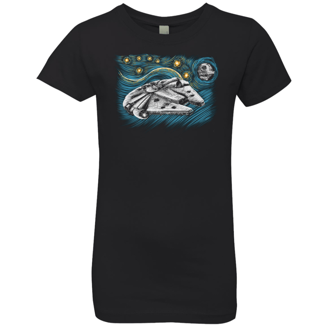 T-Shirts Black / YXS Starry Falcon Girls Premium T-Shirt