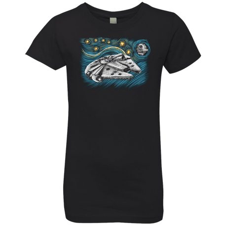 T-Shirts Black / YXS Starry Falcon Girls Premium T-Shirt