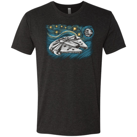 T-Shirts Vintage Black / S Starry Falcon Men's Triblend T-Shirt