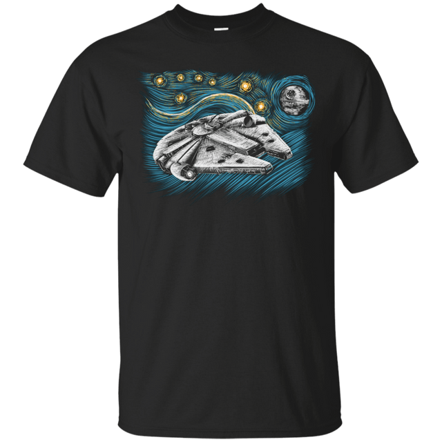 T-Shirts Black / S Starry Falcon T-Shirt