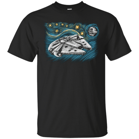 T-Shirts Black / S Starry Falcon T-Shirt