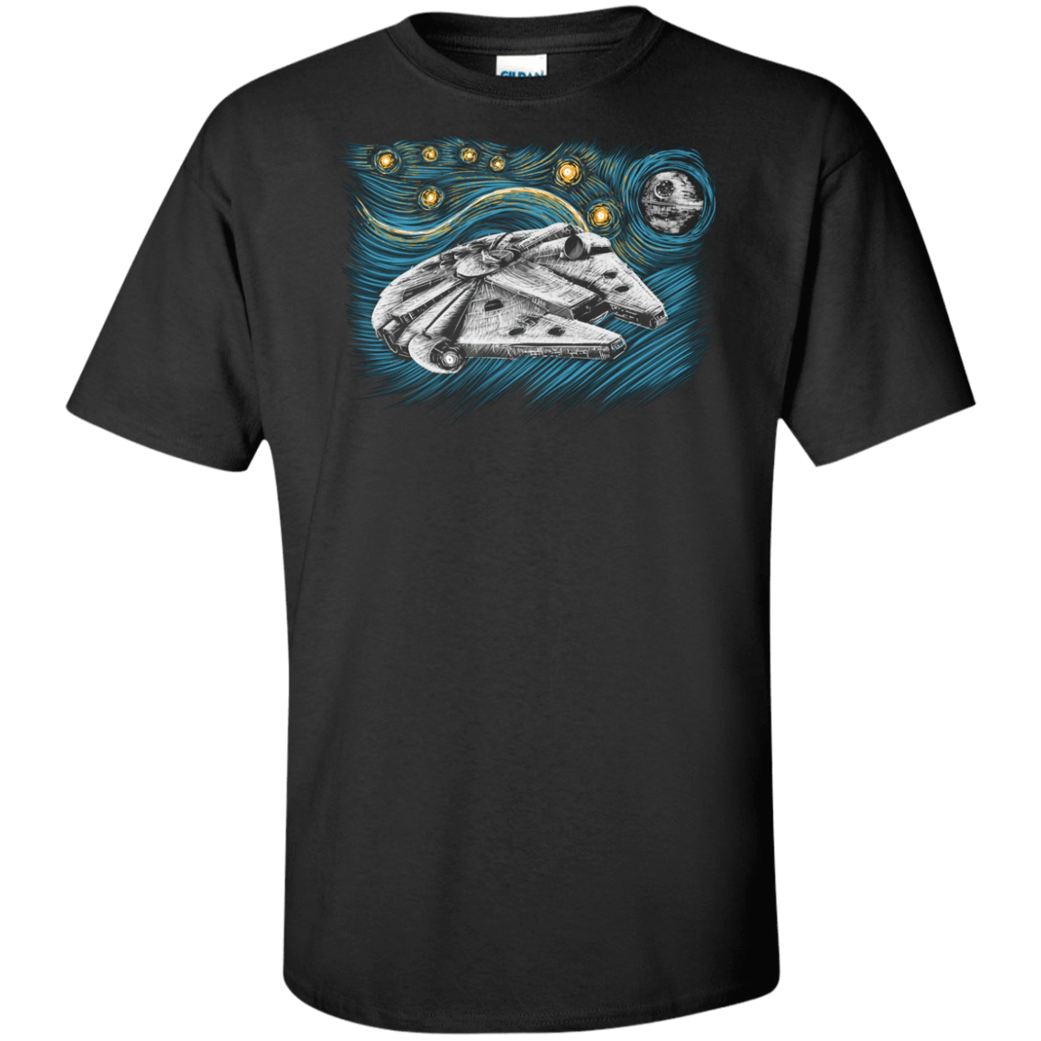 T-Shirts Black / XLT Starry Falcon Tall T-Shirt