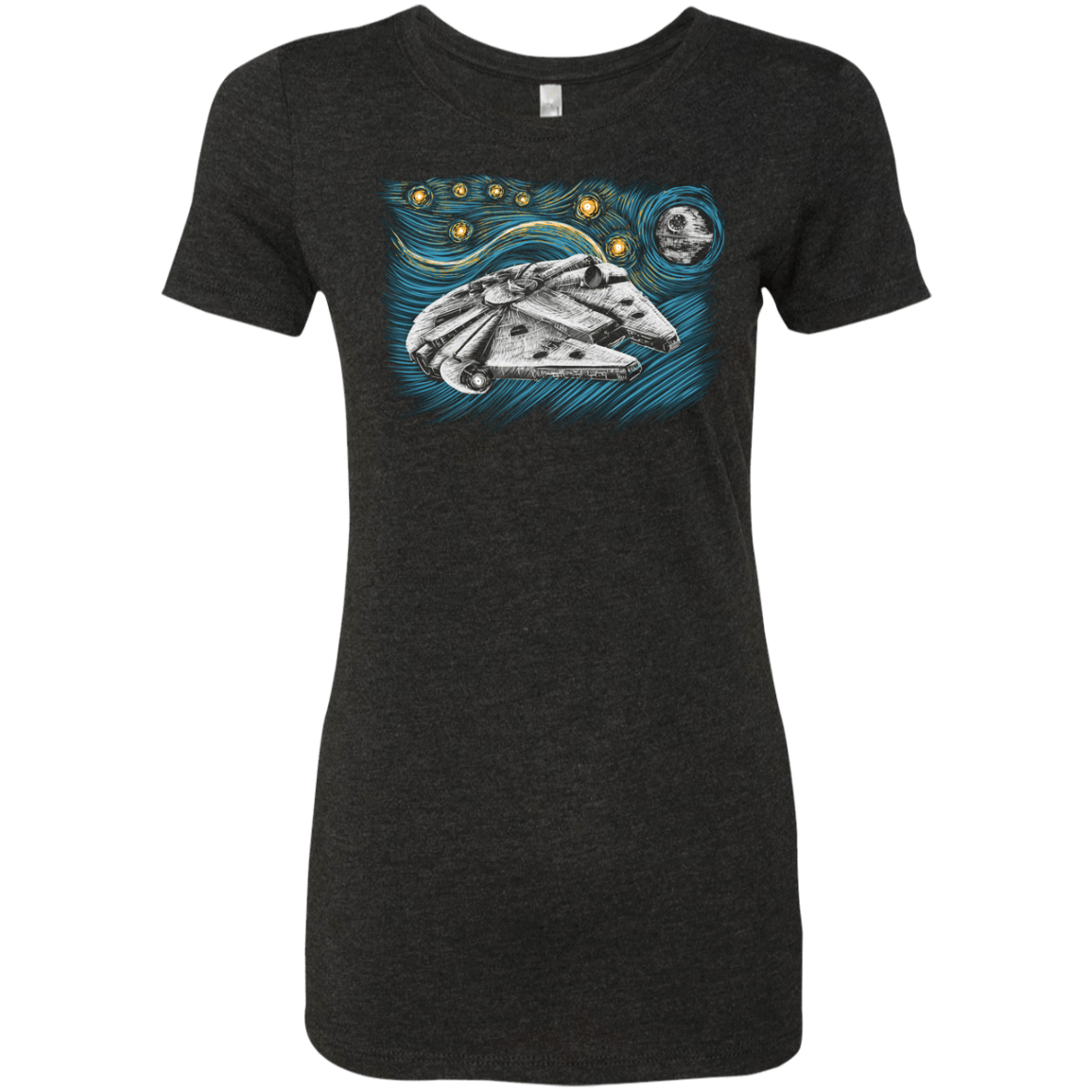 T-Shirts Vintage Black / S Starry Falcon Women's Triblend T-Shirt